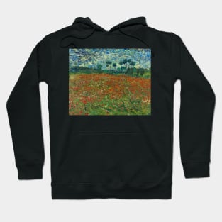 Poppy Field by Vincent van Gogh Hoodie